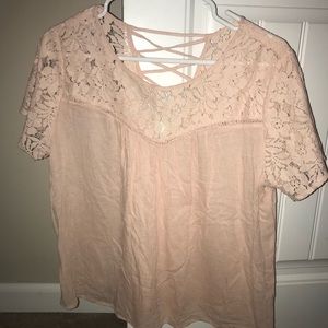 Forever21 Light pink plus size blouse 1X